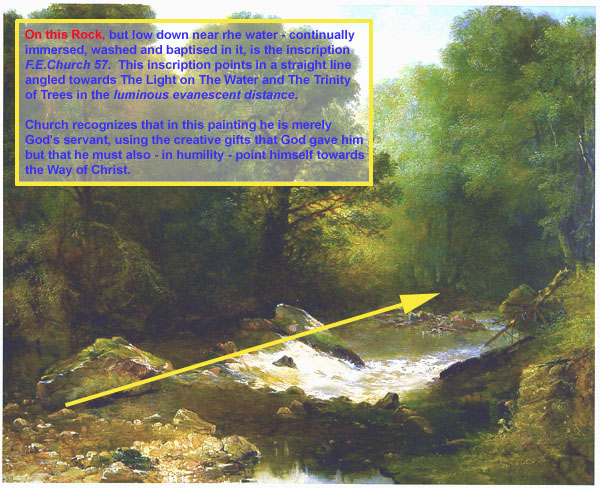 Original illustration of Rocky Forest Pool accompanying the condition notes